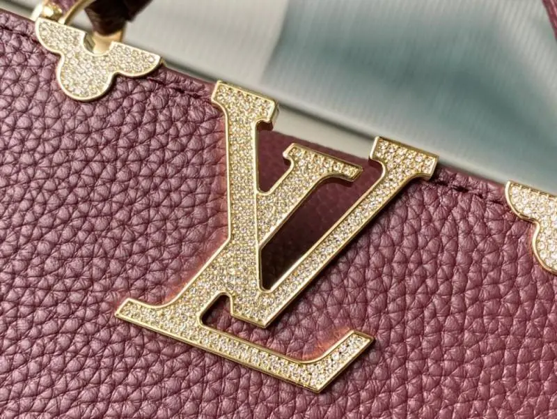 Louis Vuitton CB Wine Capucines Highend With OriginalBox & CarryBag - Image 13