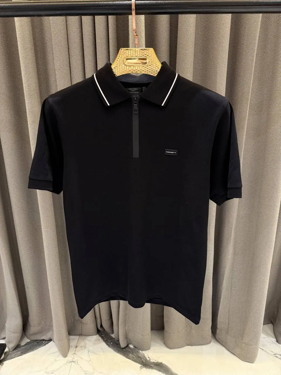 Hackett Black Polo