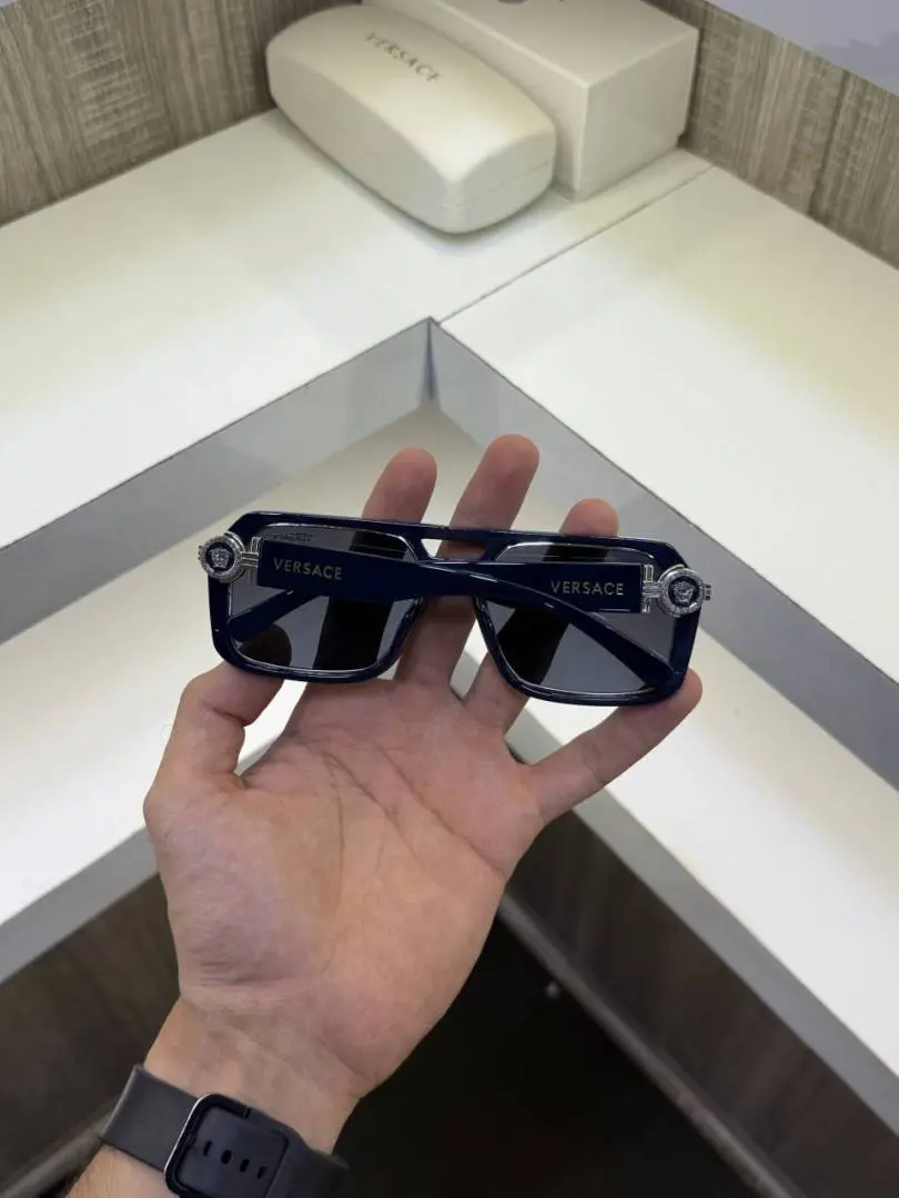 Versace e 4399 Navy Blue Silver - Image 2