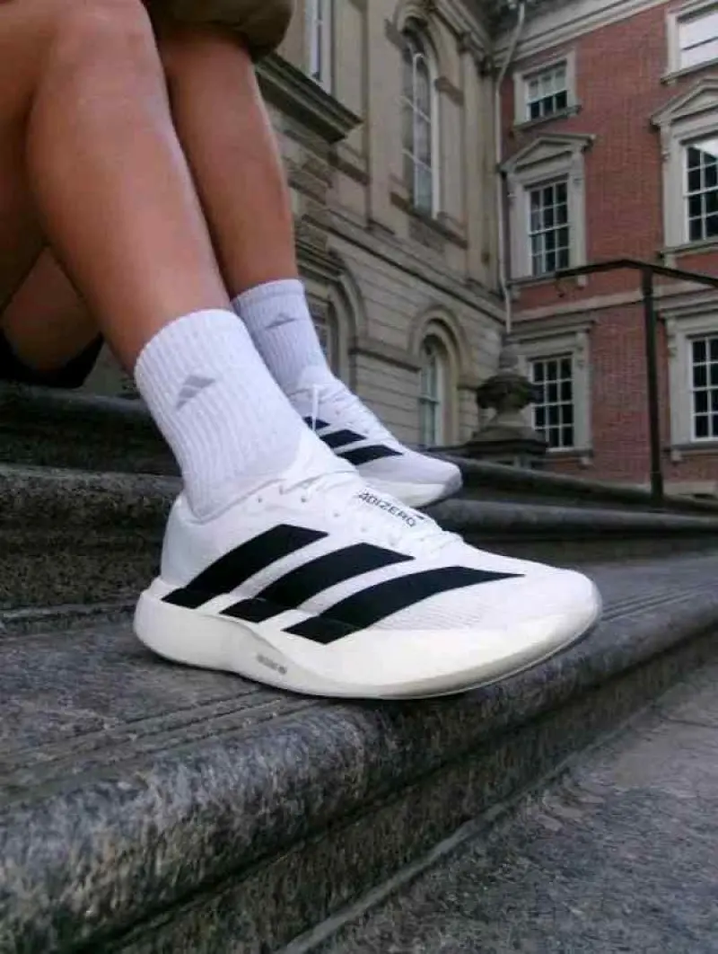 Adidas Adizero Evo SL White Core Black 1082 - Image 2