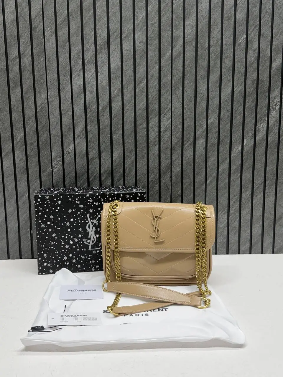 Ysl niki 1825 Small ShoulderBag With Original Box & DustCover - Image 5