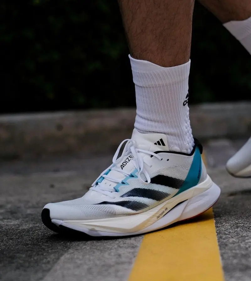 Adidas Adizero Boston 12 Light Aqua - Image 6