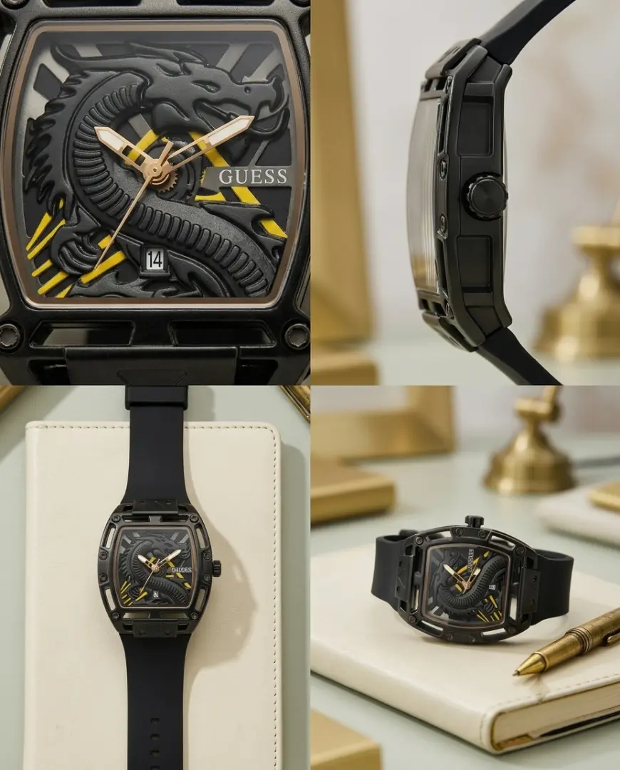 Guess Trend Legend Dragon Full Black-Gold - Image 2