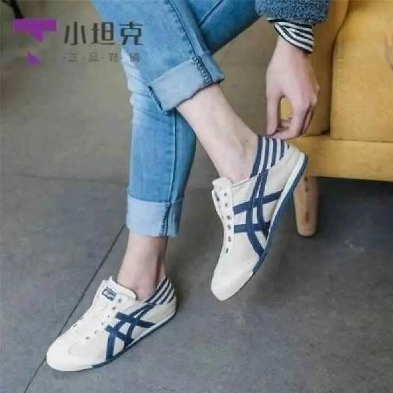 Onitsuka Tiger slip on Paraty cream navy - Image 6