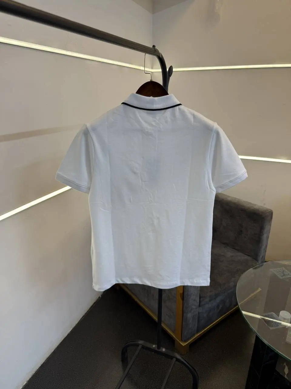 Lacoste imported polo tshirt white - Image 3