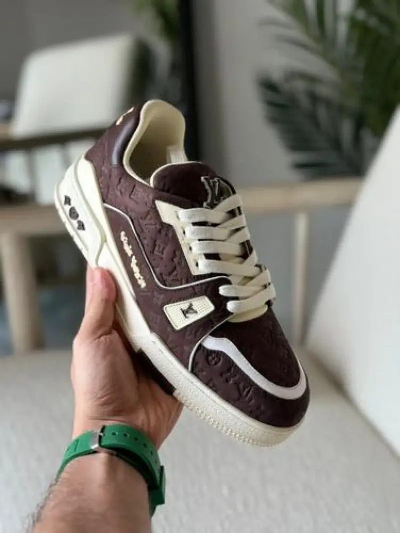 TYLER THE CREATOR X LOIUS VUTTON TRAINER MOCHA - Image 4