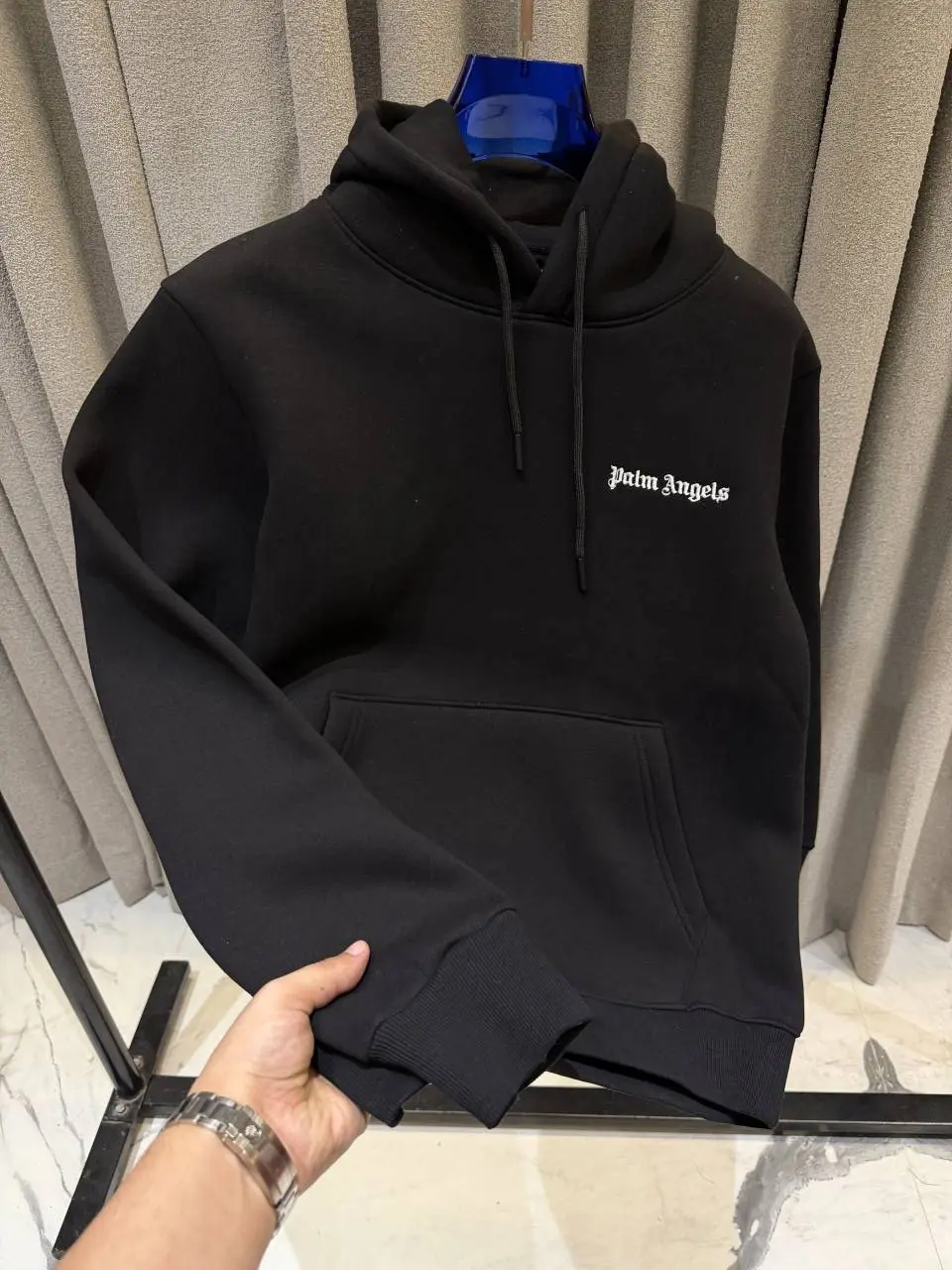 Palm Angles Black Hoodie - Image 3