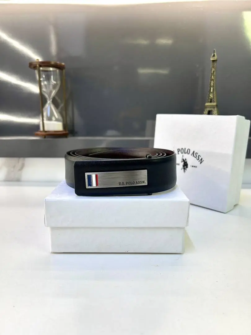 Us Polo Black Premium Quality Belt Fa 758 - Image 2