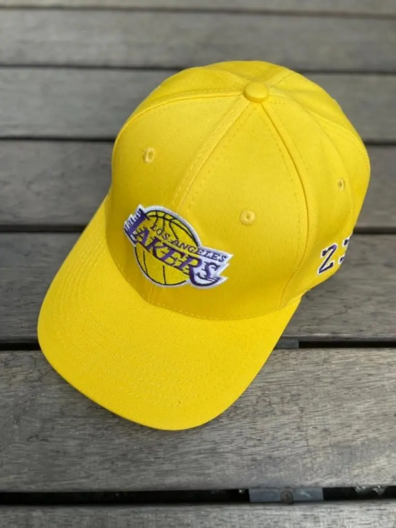 Los Angeles Lakers All Yellow Premium Unisex Cap (With Box)