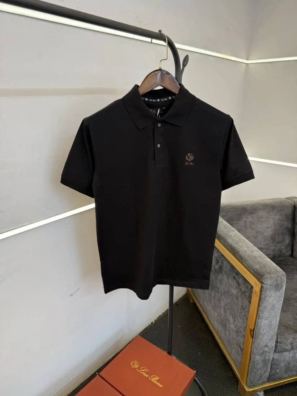 Loro piana turkey imported box pack tshirt black