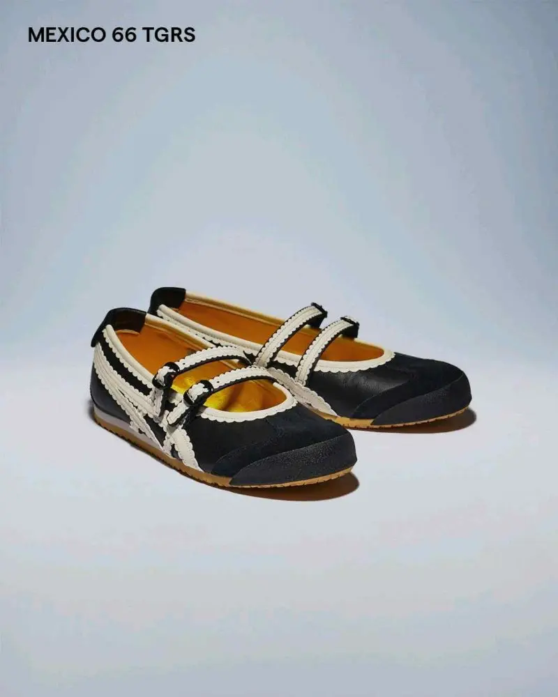 Onitsuka Tiger Mexico 66 TGRS Black Cream Mary Jane 6181