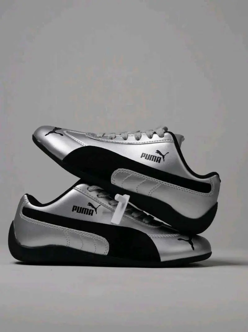 Puma Speedcat Metallic Silver Black 6066 - Image 4