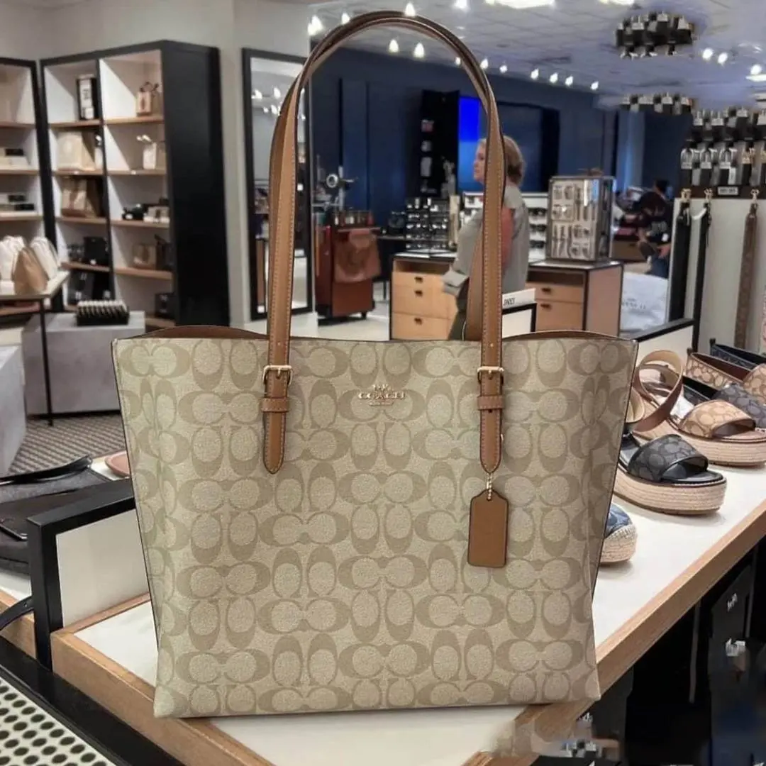 Coach Mollie Large Ap-Tan Tote With OriginalBox Packing - Image 2