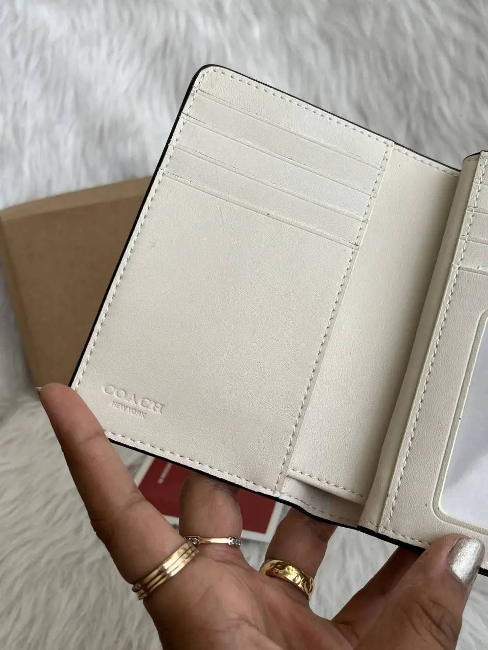 Coach 2-9 Premium Flap Wallet With OriginalBox DustCover Highend Coded - Image 7