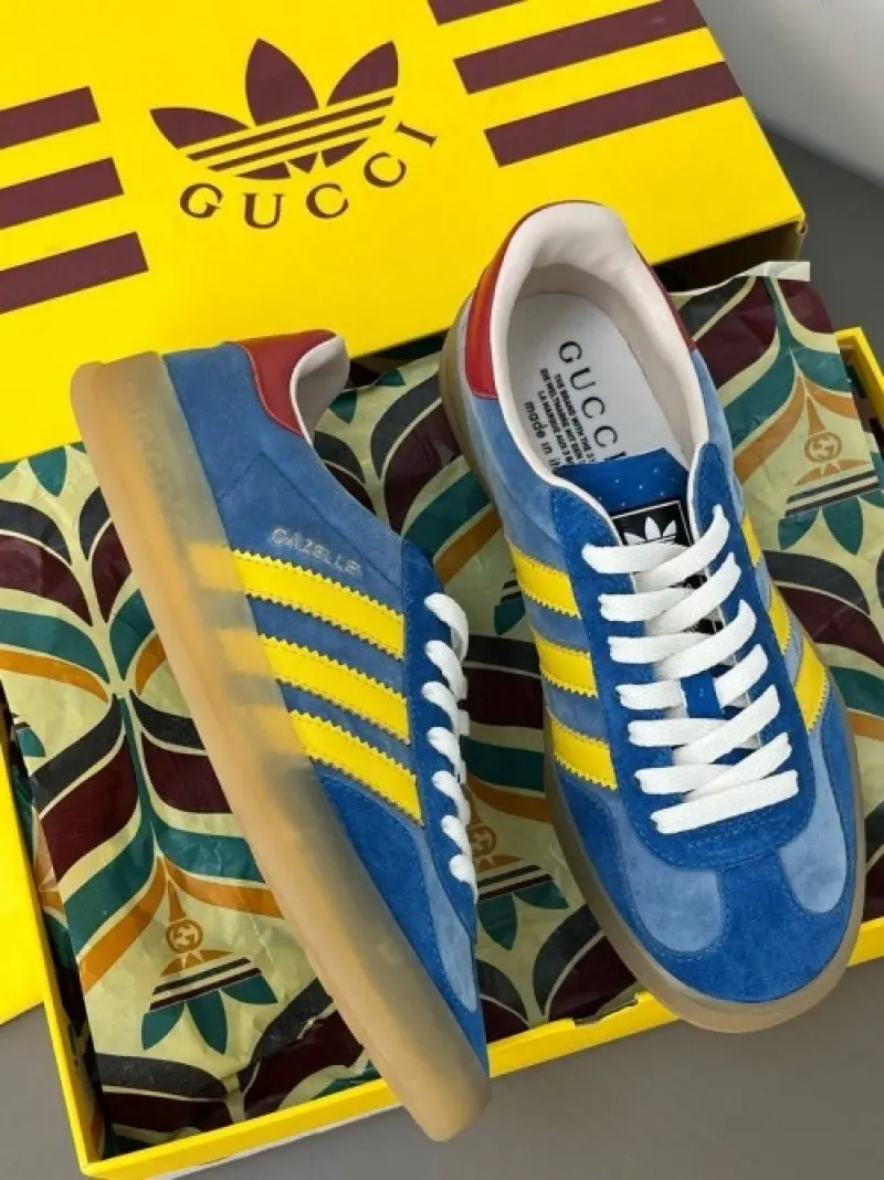 Adidas x gazelle light blue yellow - Image 2