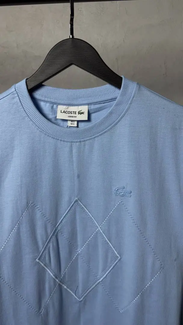 Lacoste Diamond Stitch T-Shirt 1232 - Image 4