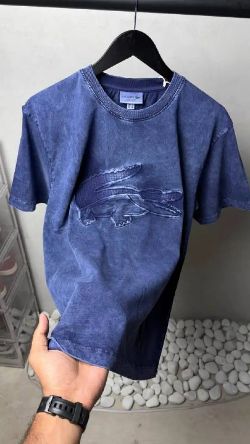 Lacoste Premium Acid Wash Premium T-Shirt 2474 - Image 2
