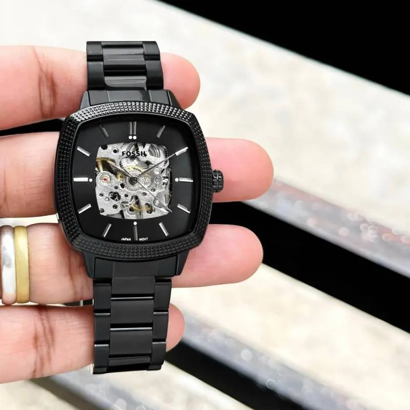 Fossil x Nick Jonas Machine Luxe Automatic full black - Image 5