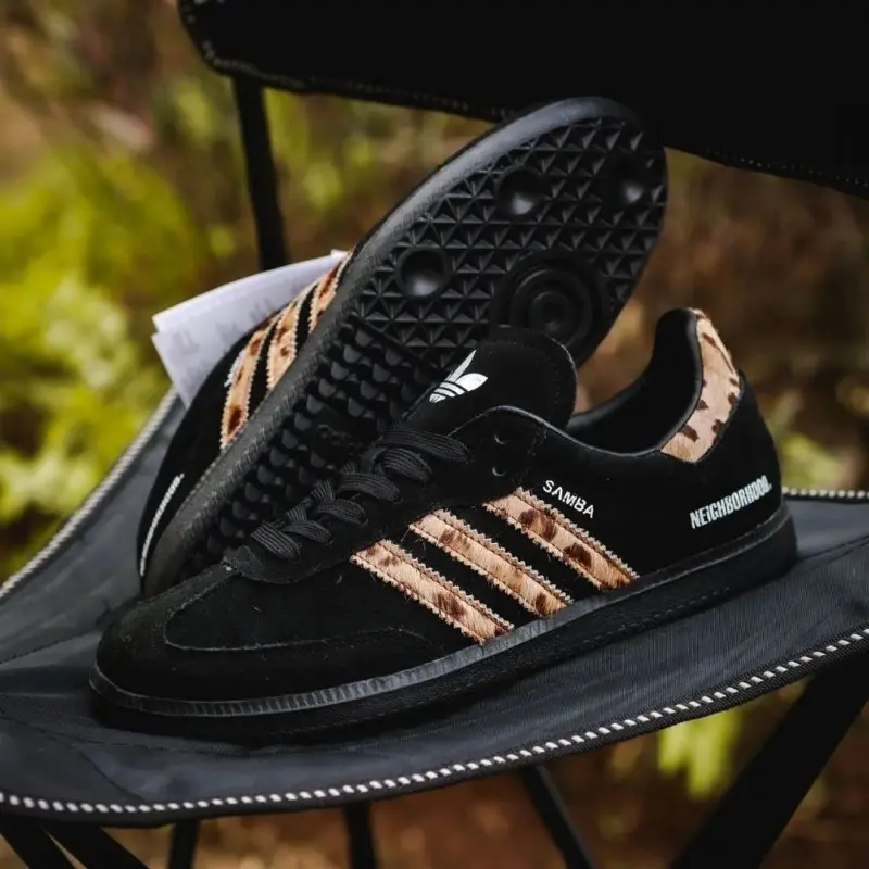 Adidas end x neighborhood x samba black leopard - Image 2