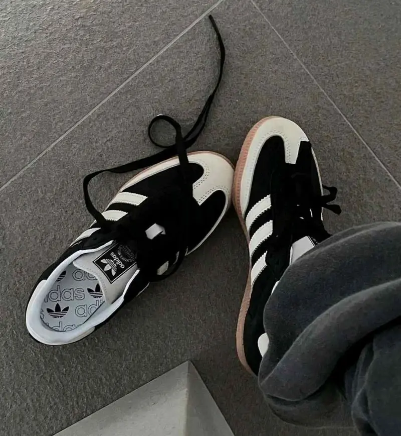 Adidas Samba Core Black Wonder White 1221 - Image 7