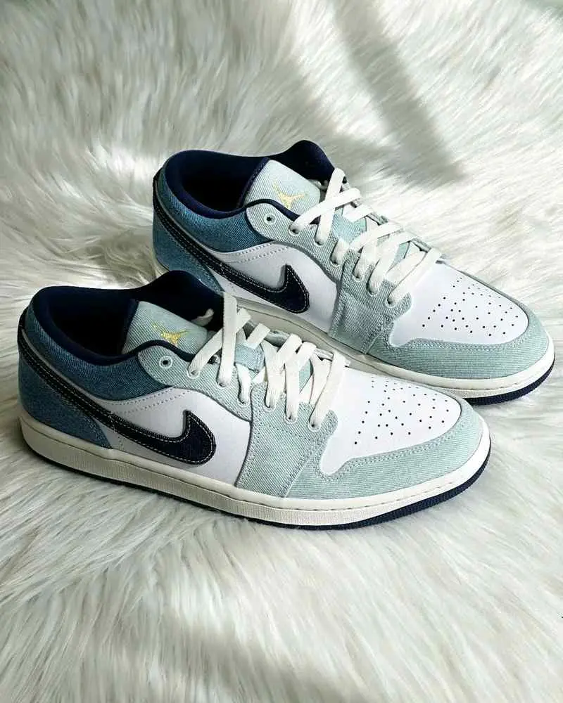 Nike airJordan 1 Low SE Denim star blue - Image 2