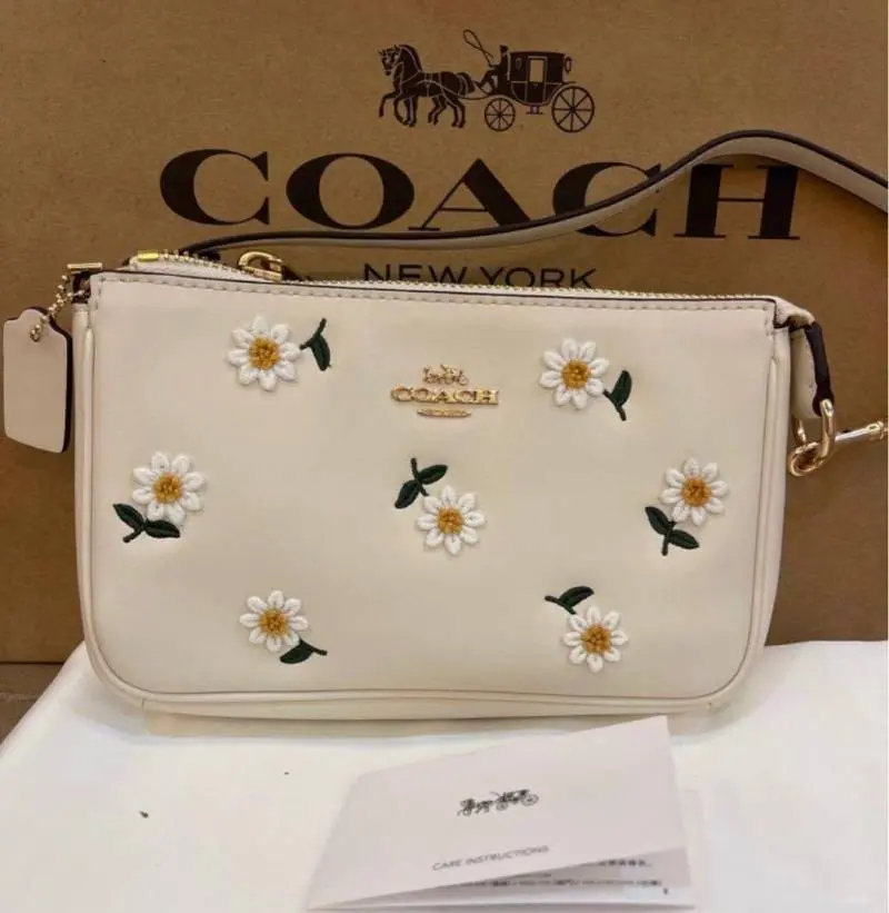 Coach Nolita 19 Daisy With OriginalBox PearlChain SmallShoulderChain BoxPacking - Image 10