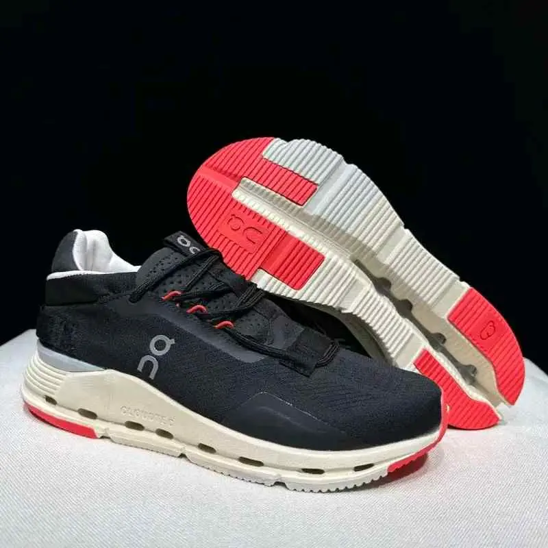 On Running CloudNova Black Red 1305 - Image 3