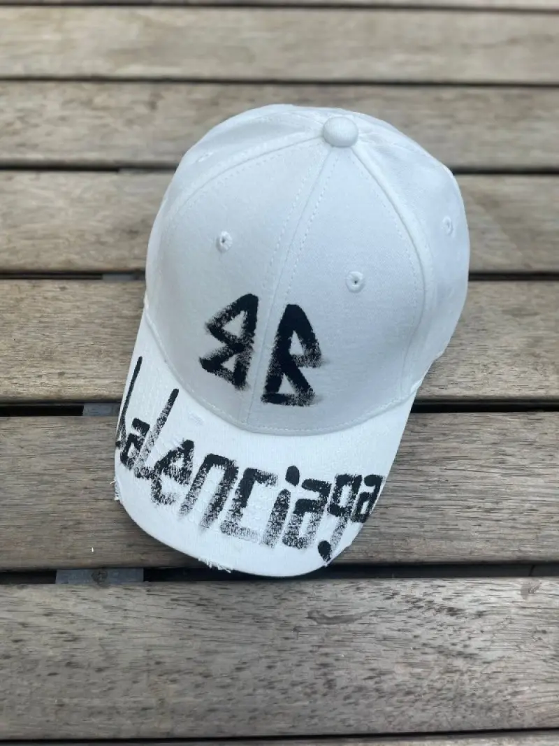 Balenciaga BB Front Graffiti White Premium Unisex Cap (With Safety Box)