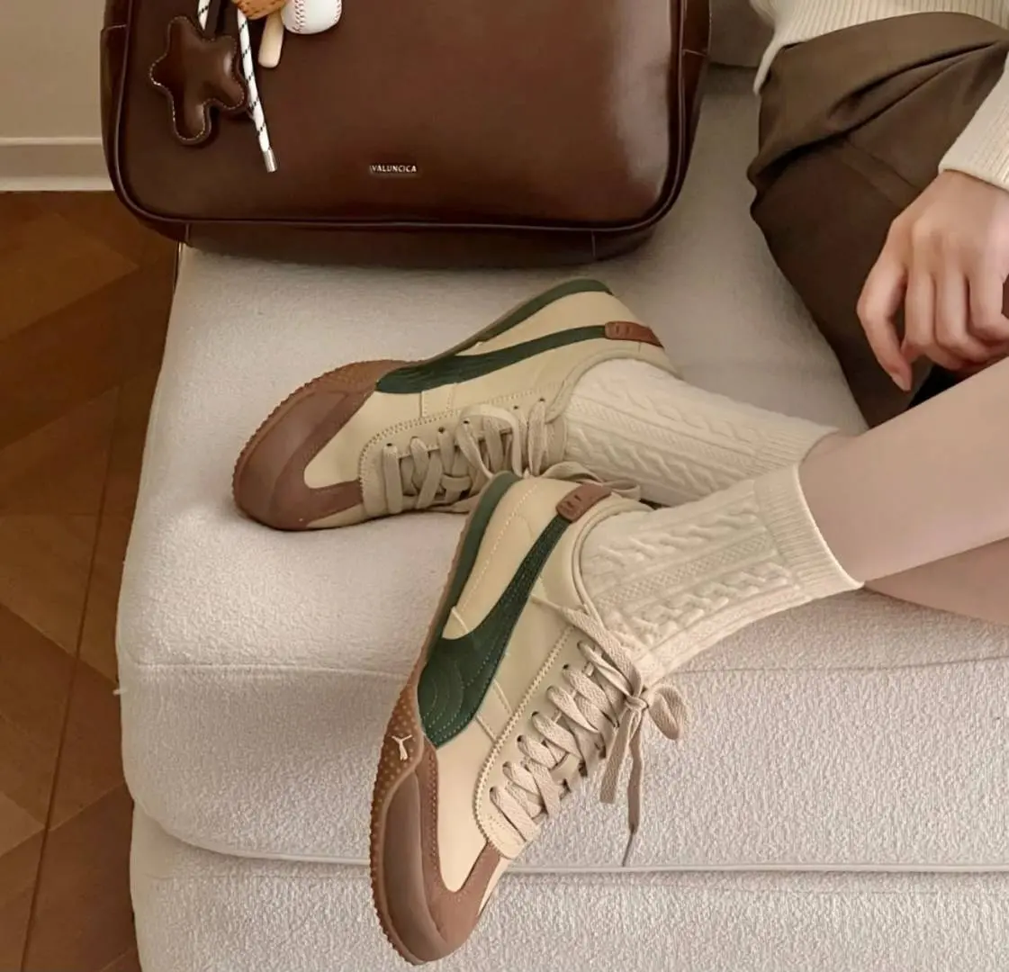 Puma BELLA UT BEIGE GREEN - Image 4
