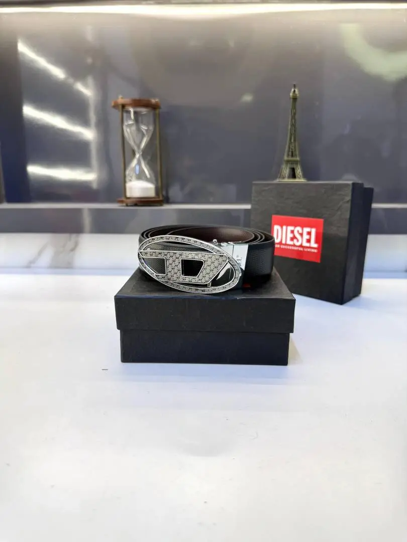 Diesel Grey Reversible Belt Fa 501 - Image 2