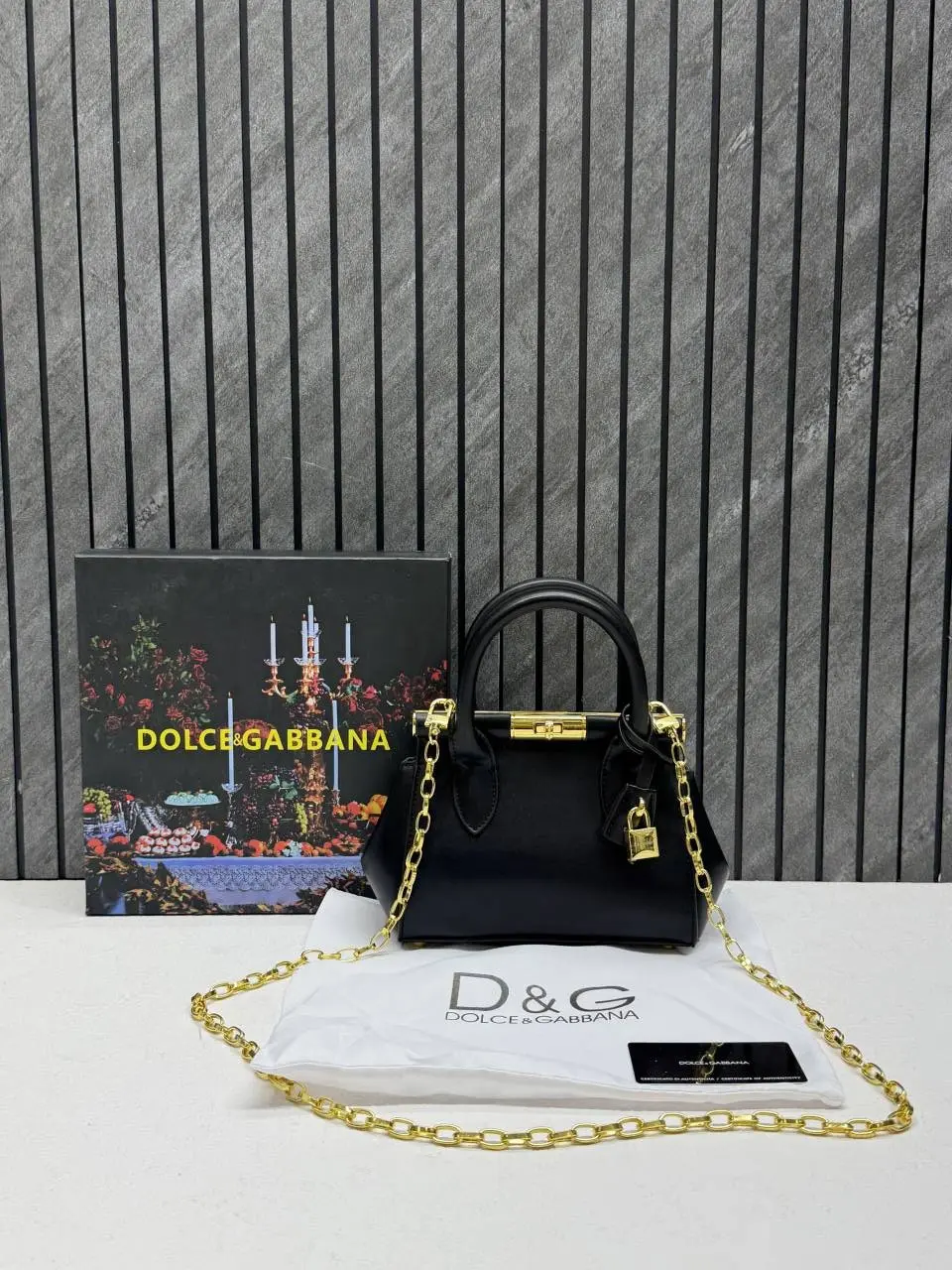 Dolcce & Gabbana 9026 Mini MarleneBlack With Original Box & DustCover - Image 10