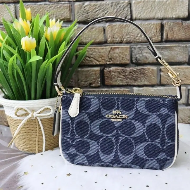 Coach Nolita 18 Blue With Original Box - Image 8