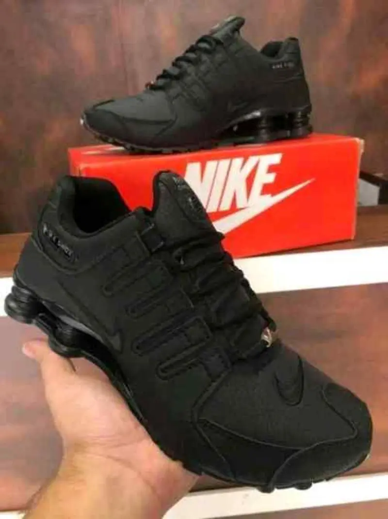 Nike Shox NZ Avenive Triple Black 889 - Image 3