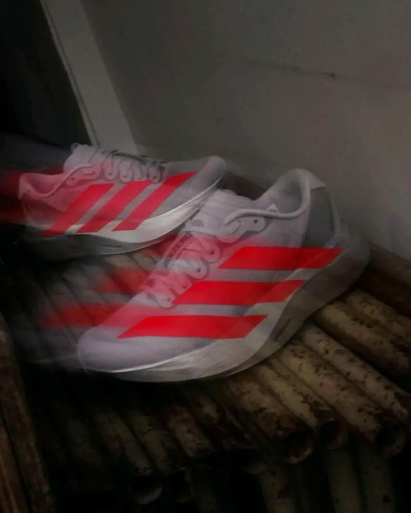 Adidas Adizero Evo Sl red Grey Iron Metallic 216 - Image 12