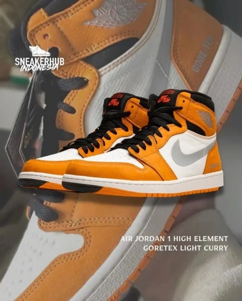 Air Jordan 1 High Element Goretex Light Curry - Image 4