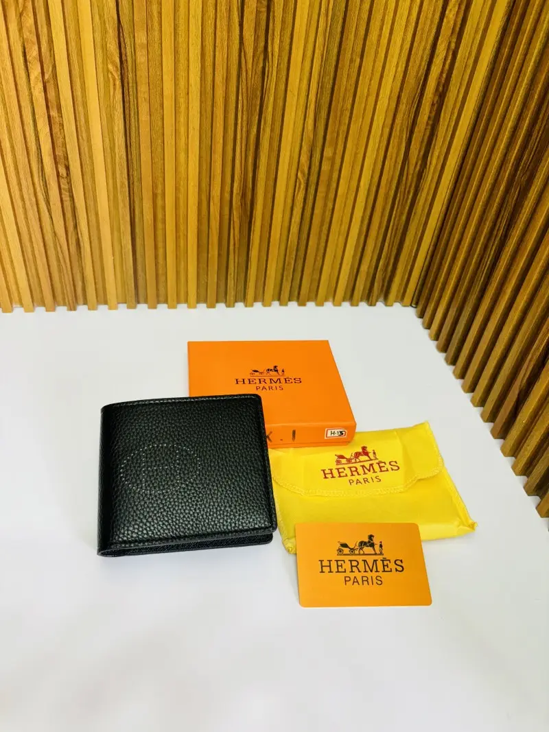 13 HERMEZ FULL BLACK PREMIUM QUALITY WALLET WITH BOX