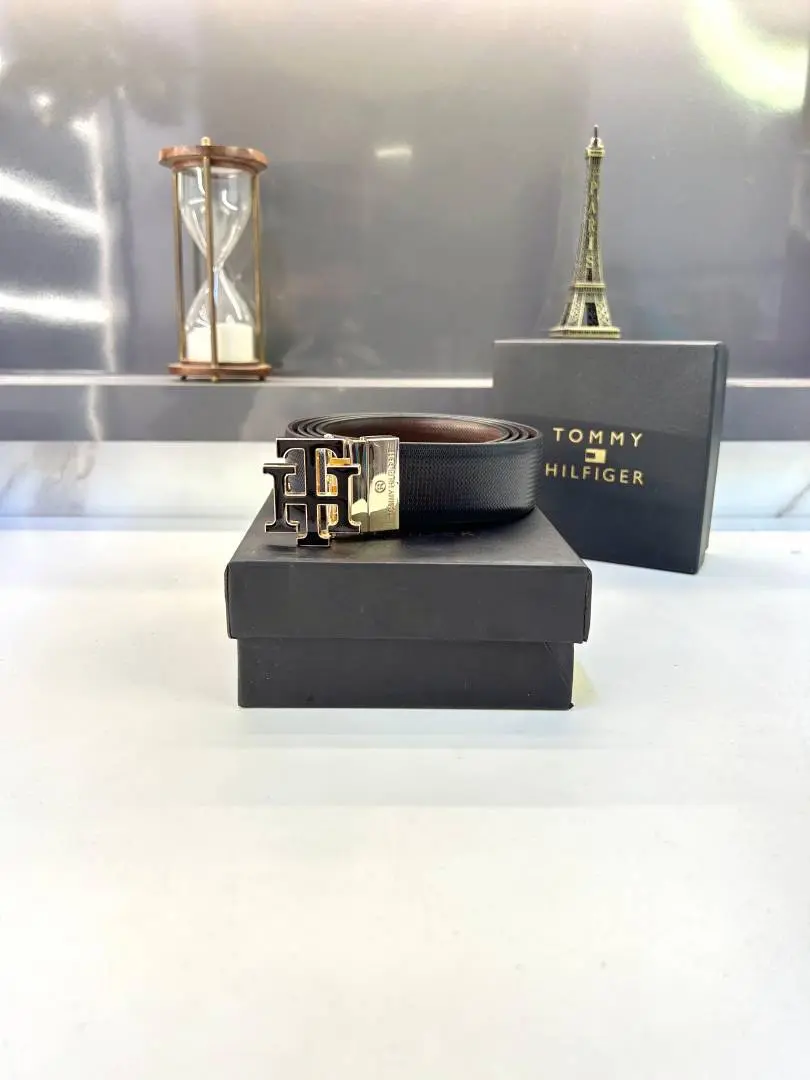 Tommy Hilfigar Golden Reversible Belt Fa 339 - Image 2