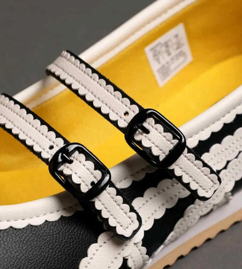 Onitsuka Tiger Mexico 66 TGRS Black Cream Mary Jane 6181 - Image 3