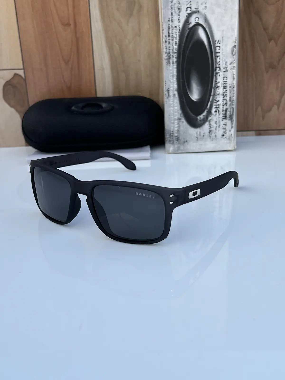 Oakley 3338 black silver