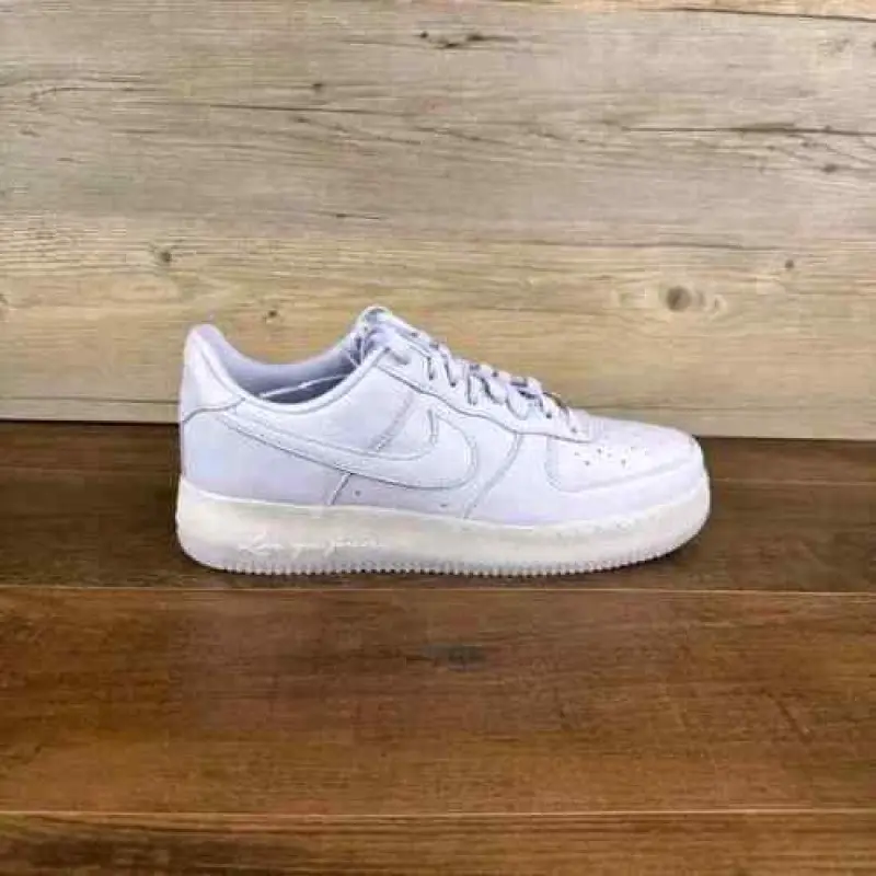 Nike AirForce nocta 1 Low SP Palest Purple Cobalt Tint Silver 340 - Image 3