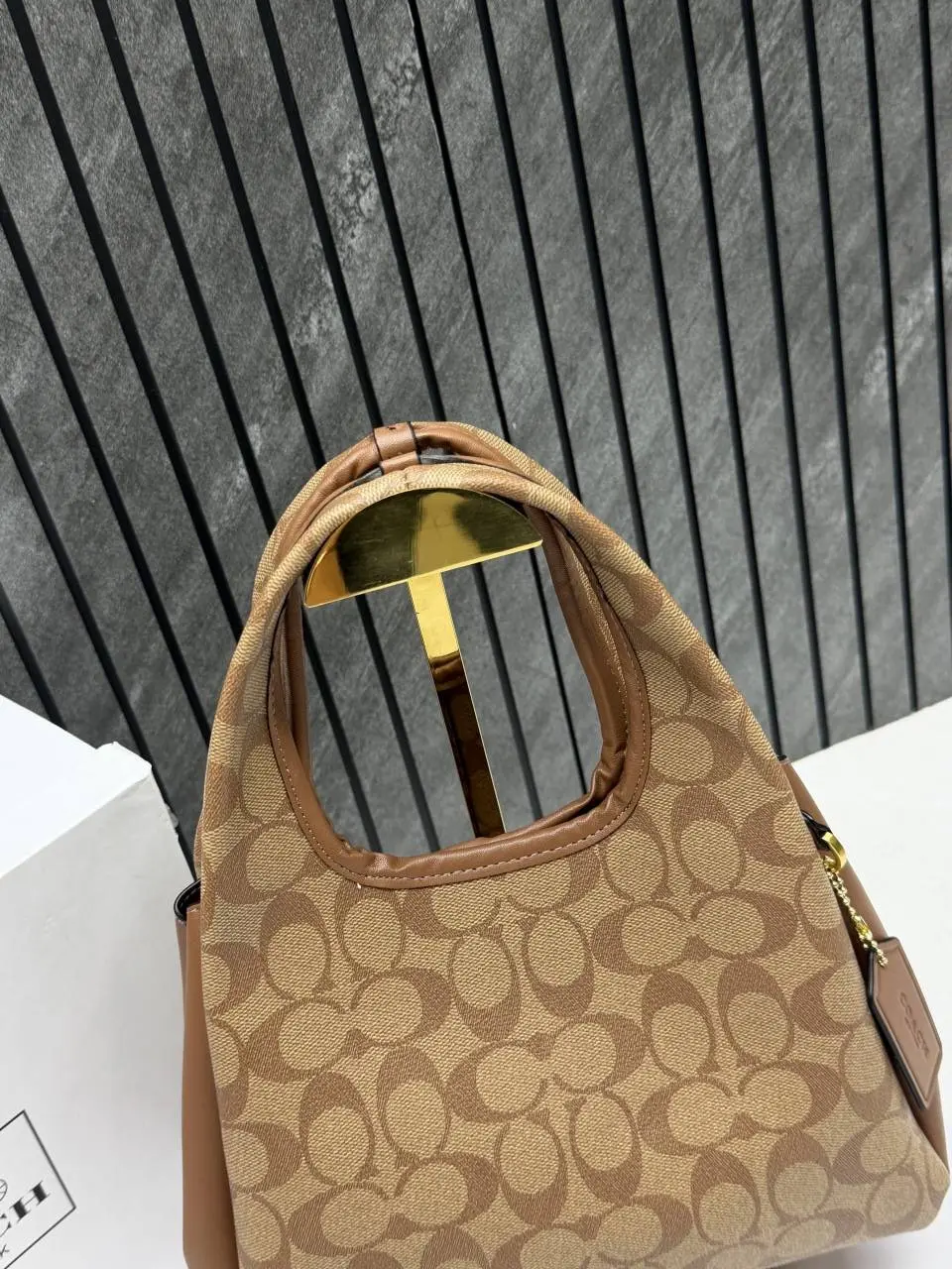 Coach Lana 23 Brown-Mono With OriginalBox DustCover LongBelt - Image 6