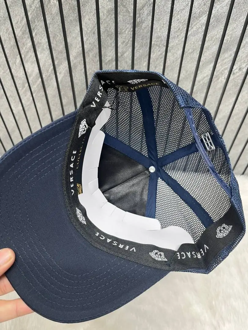 Versace Medusa Front Logo Premium Trucker Hat With Safety Box - Image 5