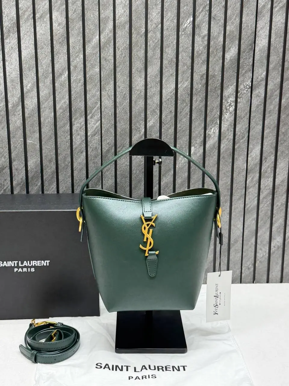 Ysl 8875 Bucket Bag With Original Box DustCover & Potli Bag Inside - Image 3