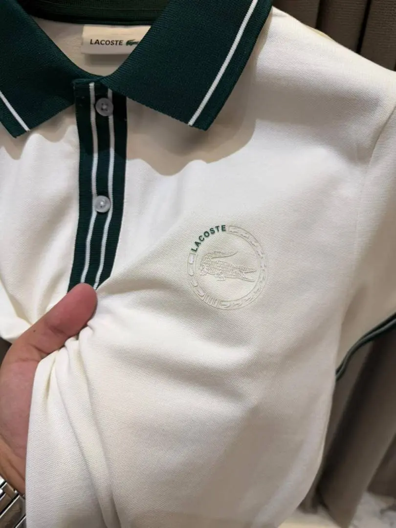Lacoste Chest Logo Polo T-shirt White - Image 2