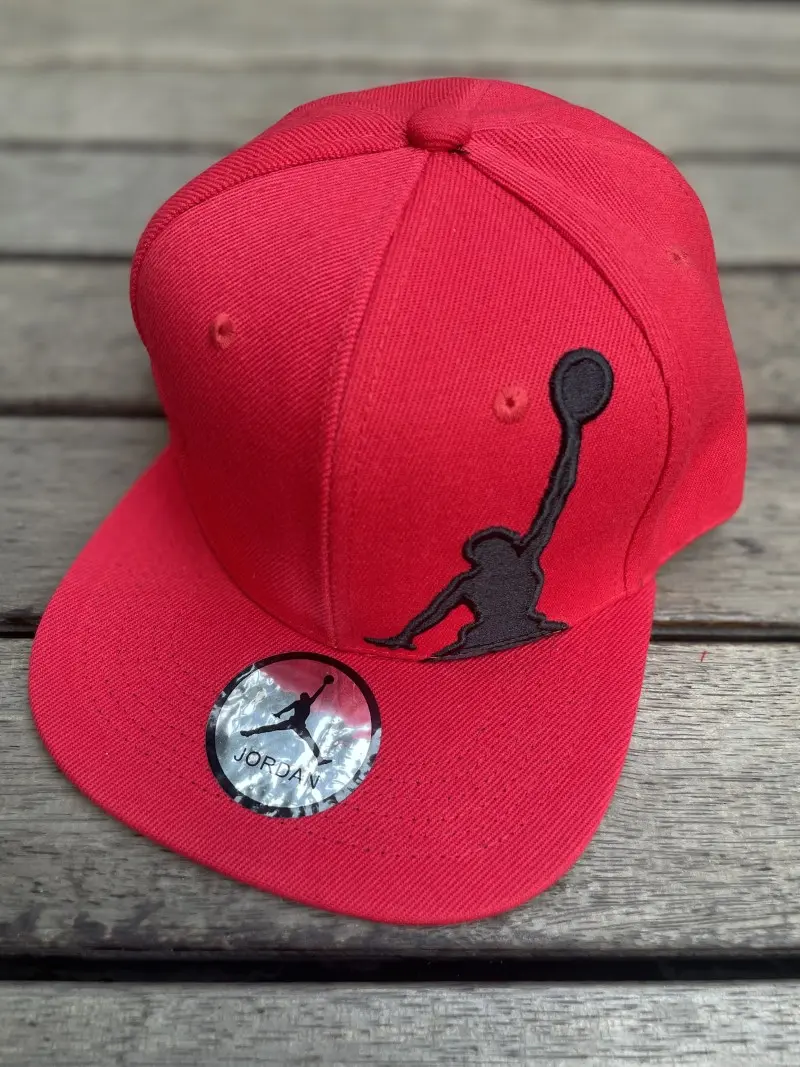 Air Jordan Pro Jumpman Gym Red Black Half Logo Premium Unisex Snapback Cap (With Box) 441