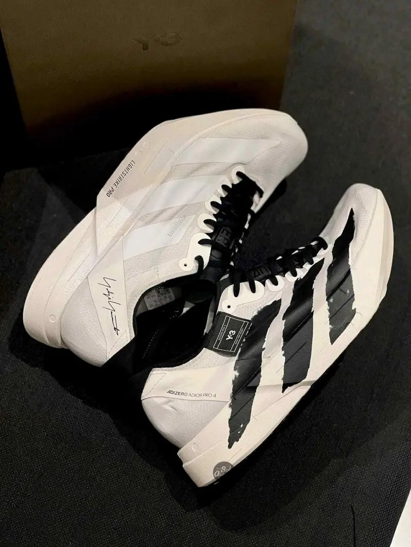 Adidas Y3 Adios Pro 4 Beige Orbit Black - Image 5