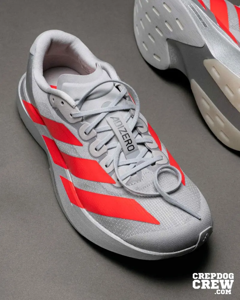 Adidas Adizero Evo Sl red Grey Iron Metallic 216 - Image 5