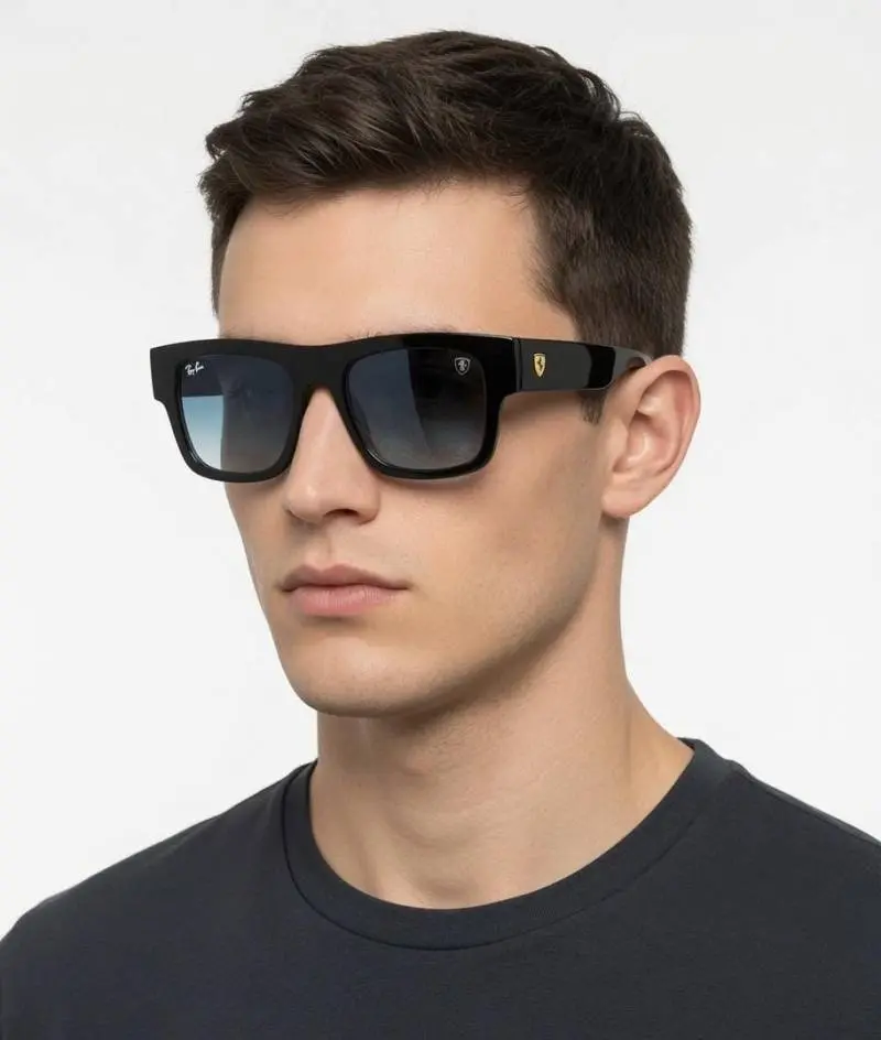 Ray-Ban 4415 Black Blue GLASS - Image 5