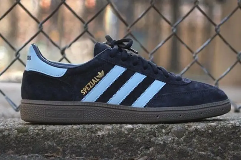 Adidas Handball Spezial Navy Gum Clear Sky Blue Shoes - Image 6