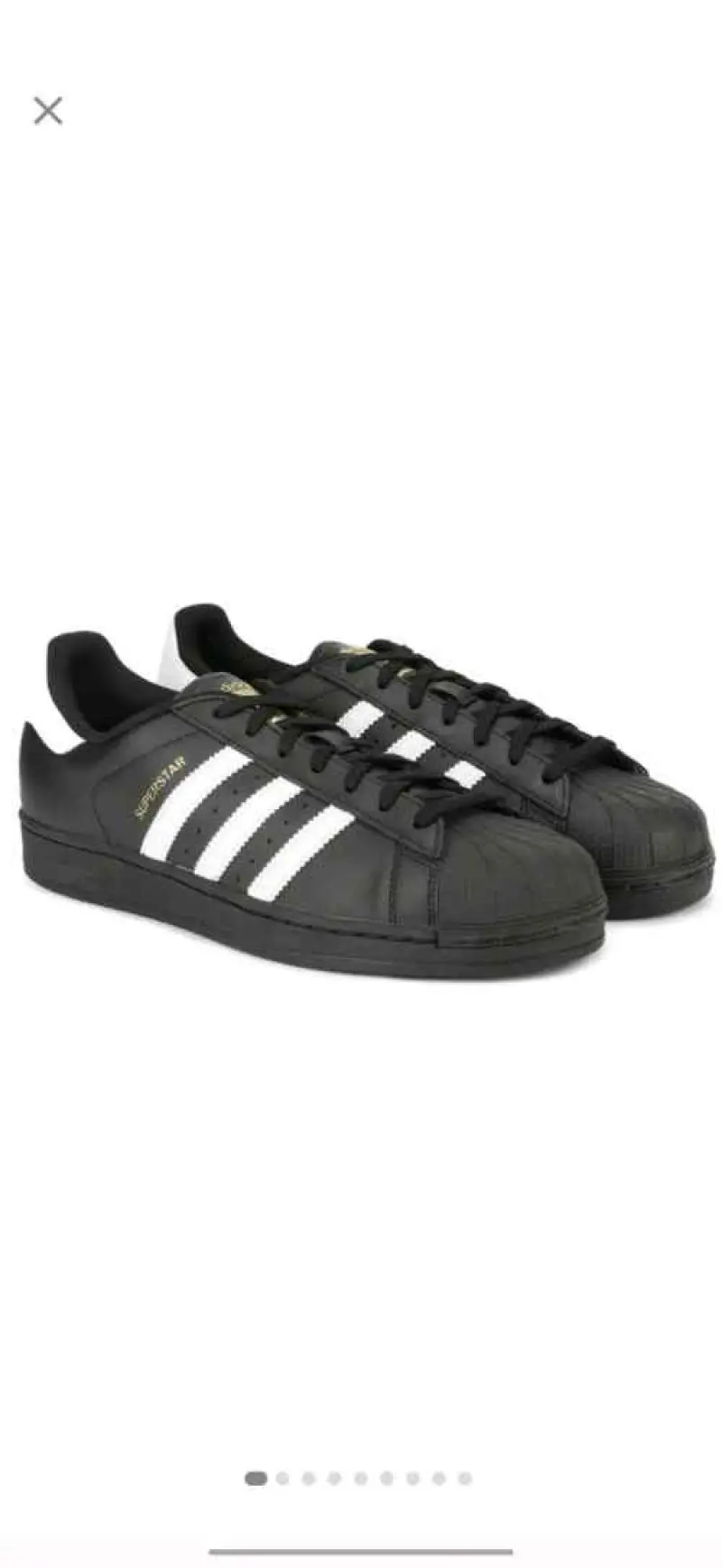 Adidas Superstar Black White Leather Fix 169 - Image 2